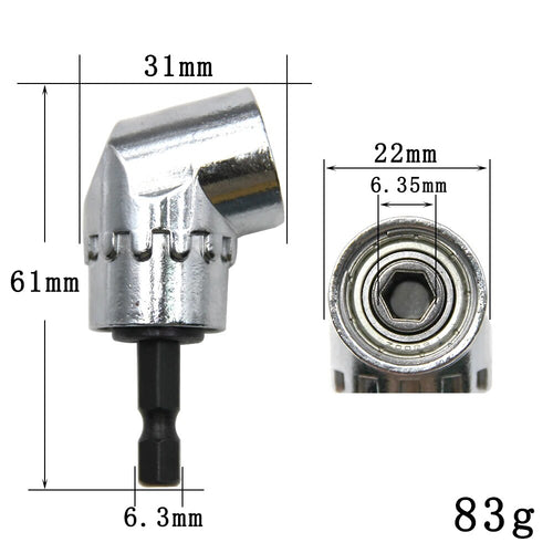 105 degree rotating screwdriver connector